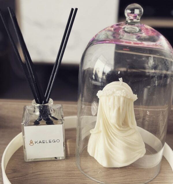 natural soy decorative candle female apollonia φυτικό κερί διακοσμητικά Απολλώνια