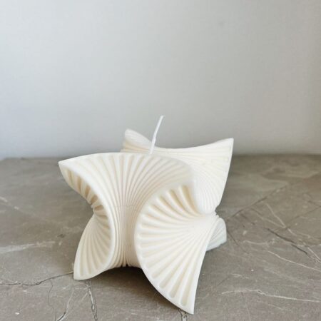 natural soy candle decorative Cubicle cube φυτικό κερί σόγια διακοσμητικό κύβος