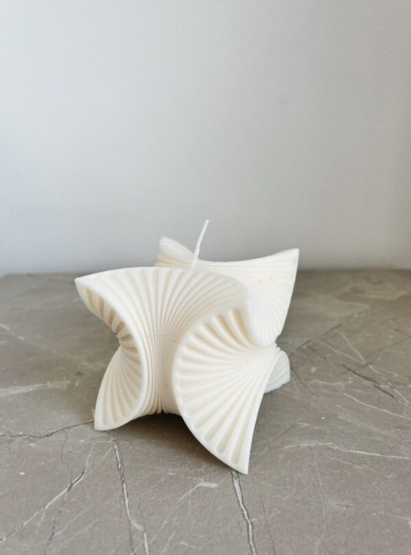 natural soy candle decorative Cubicle cube φυτικό κερί σόγια διακοσμητικό κύβος