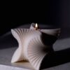 natural soy candle decorative Cubicle cube φυτικό κερί σόγια διακοσμητικό κύβος