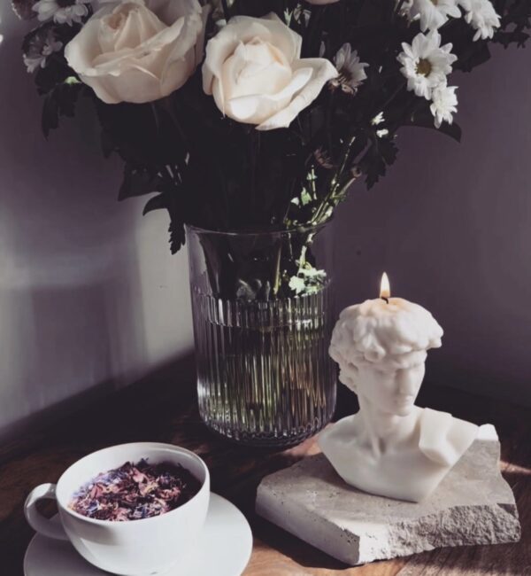 natural soy candle decorative david φυτικό κερί διακοσμητικό σόγια δαβίδ