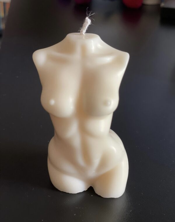 natural soy decorative candle female body φυτικό κερί διακοσμητικά γυναικείο σώμα