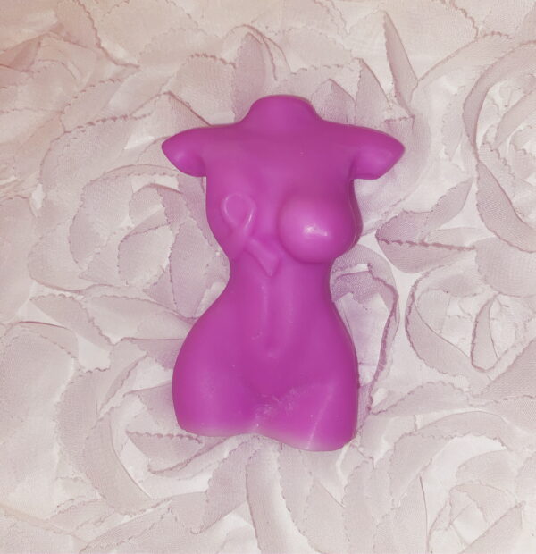 natural soy candle female body breast cancer φυτικό κερί διακοσμητικά γυναικείο σώμα καρκίνος στήθος