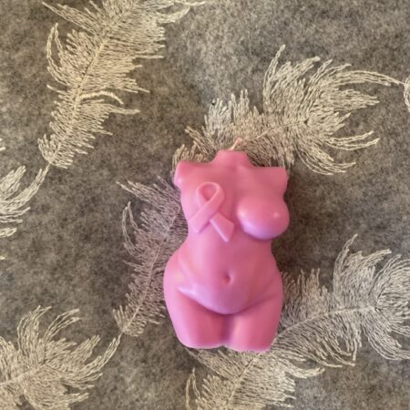 natural soy candle female body breast cancer φυτικό κερί διακοσμητικά γυναικείο σώμα καρκίνος στήθος
