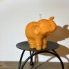 good luck charm elephant natural soy candle φυτικό κερί ελέφαντας ελεφαντάκι διακοσμητικό καλή τύχη