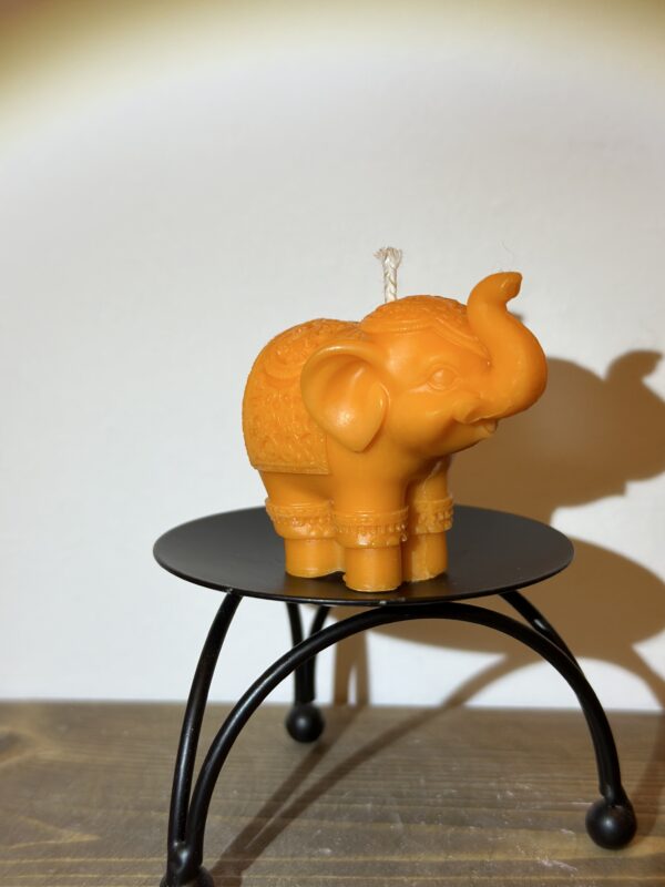 good luck charm elephant natural soy candle φυτικό κερί ελέφαντας ελεφαντάκι διακοσμητικό καλή τύχη