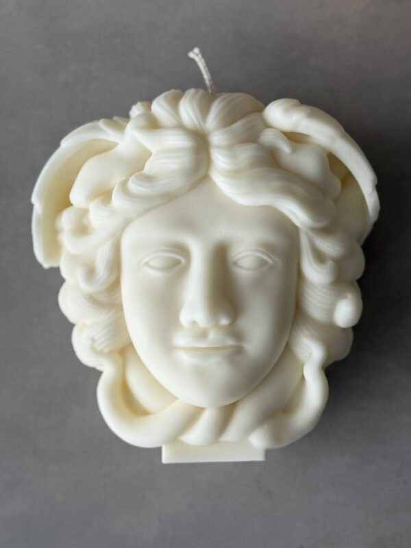 natural soy decorative candle greek mythology Medusa φυτικό κερί σόγια μυθολογία μέδουσα