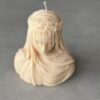 natural soy decorative candle female apollonia φυτικό κερί διακοσμητικά Απολλώνια