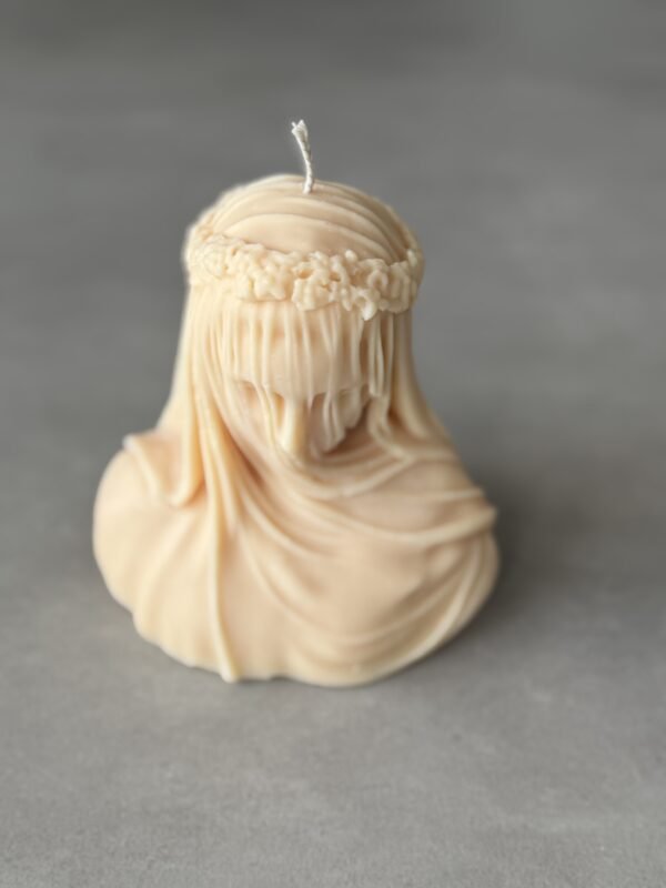 natural soy decorative candle female apollonia φυτικό κερί διακοσμητικά Απολλώνια