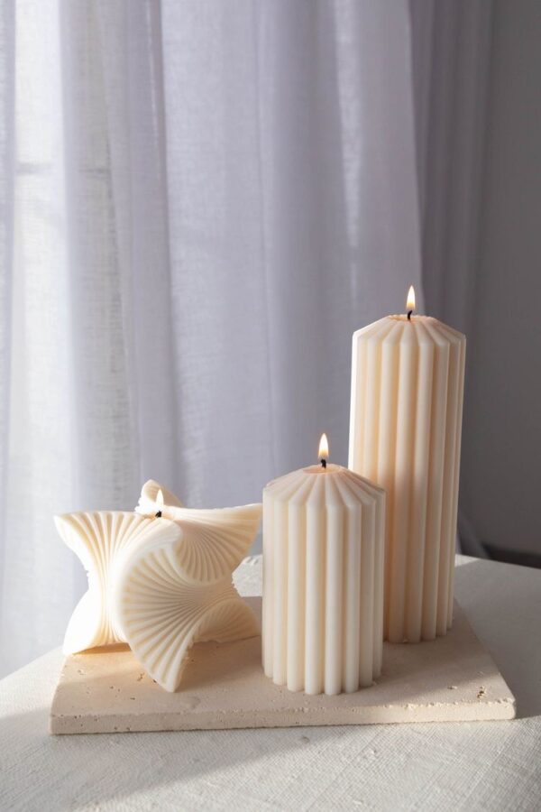 natural soy candle decorative φυτικό κερί διακοσμητικό σόγια