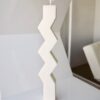 natural soy decorative candle zig zag φυτικό κερί σόγια