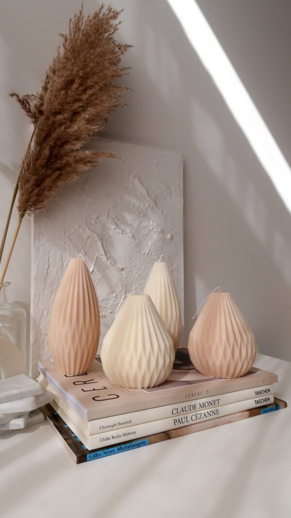 natural soy candle decorative onion φυτικό κερί διακοσμητικό σόγια