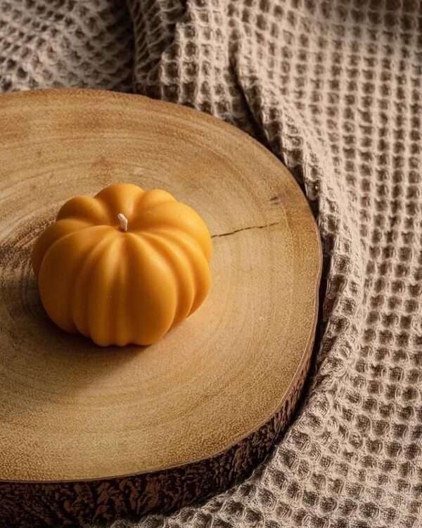 natural soy candle halloween Pumpkin φυτικό κερί διακοσμητικά κολοκύθες