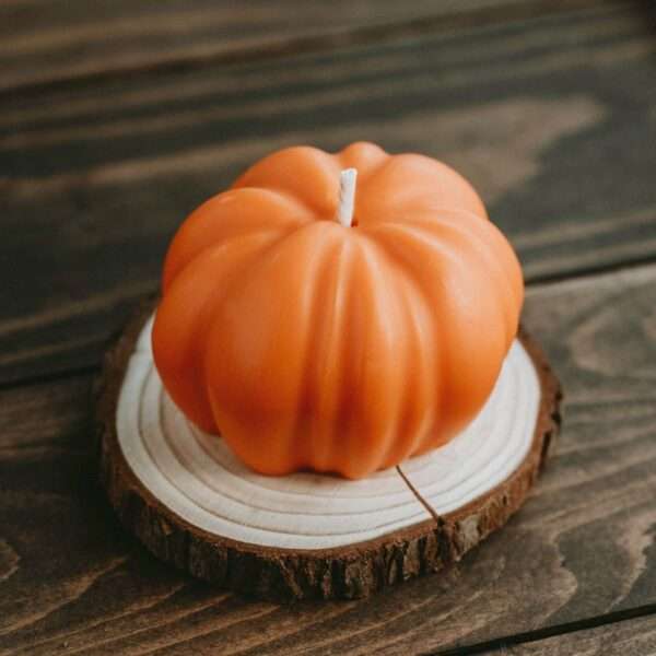 natural soy candle halloween Pumpkin φυτικό κερί διακοσμητικά κολοκύθες