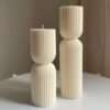 natural soy candle decorative Clepsydra φυτικό κερί σόγια κλεψύδρα