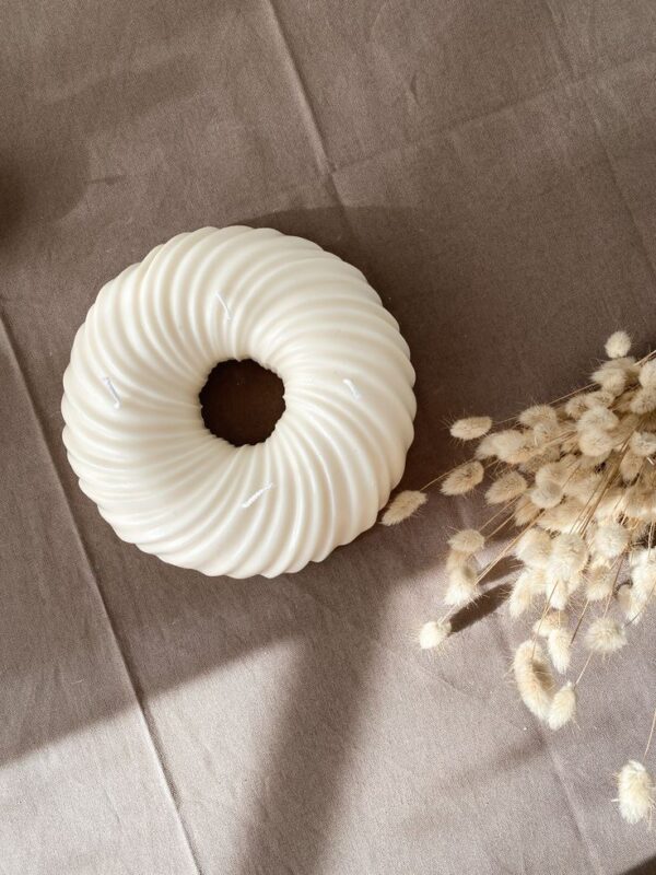 natural soy candle donut φυτικό κερί διακοσμητικά