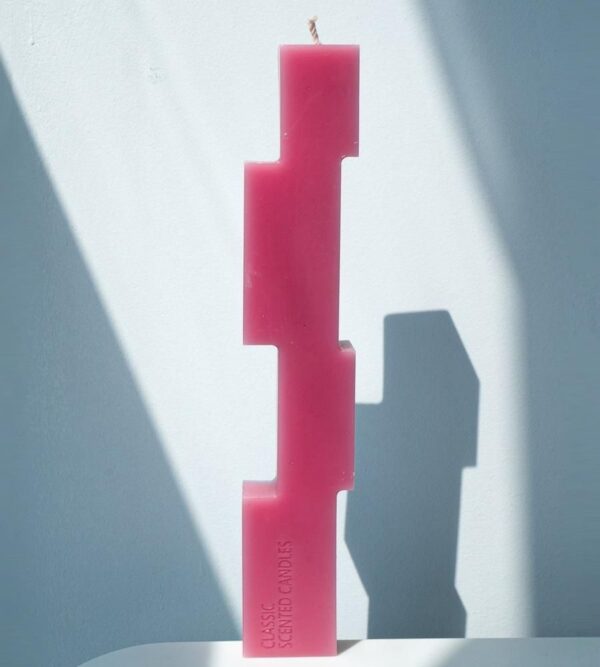 natural soy decorative candle abstract φυτικό κερί σόγια