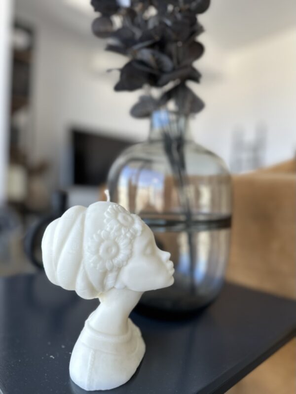 natural soy candle decorative Imany woman φυτικό κερί σόγια γυναίκα