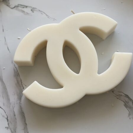 natural soy decorative candle luxury Chanel φυτικό κερί σόγια