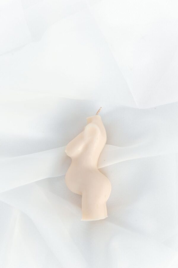 natural soy candle pregnant pregnancy female body φυτικό κερί διακοσμητικά γυναικείο σώμα έγκυος εγκυμοσύνη