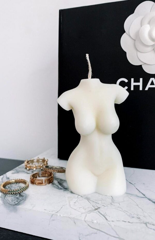 natural soy candle goddess female body φυτικό κερί διακοσμητικά θεά γυναικείο σώμα