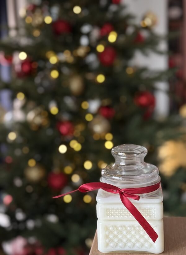 Vintage jar candle βάζο κερί granny's jar soy wax