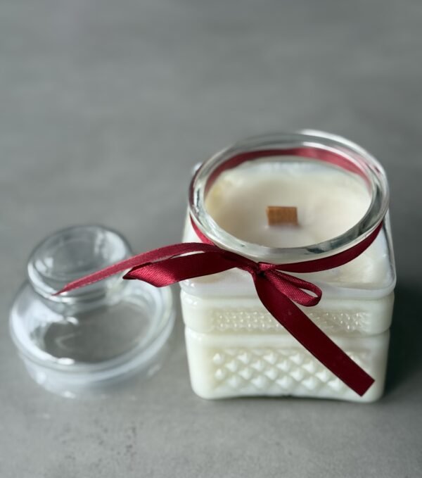Vintage jar candle βάζο κερί granny's jar soy wax