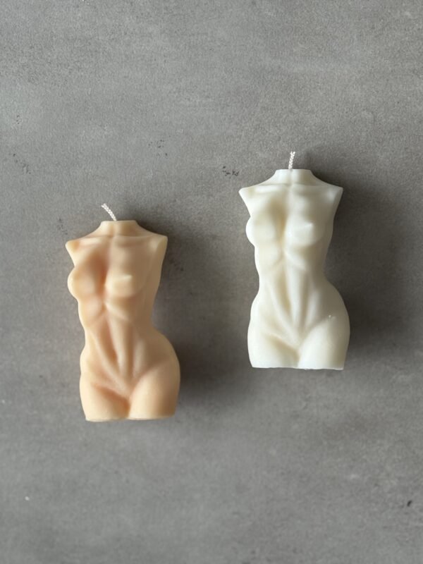 natural soy decorative candle female body φυτικό κερί διακοσμητικά γυναικείο σώμα
