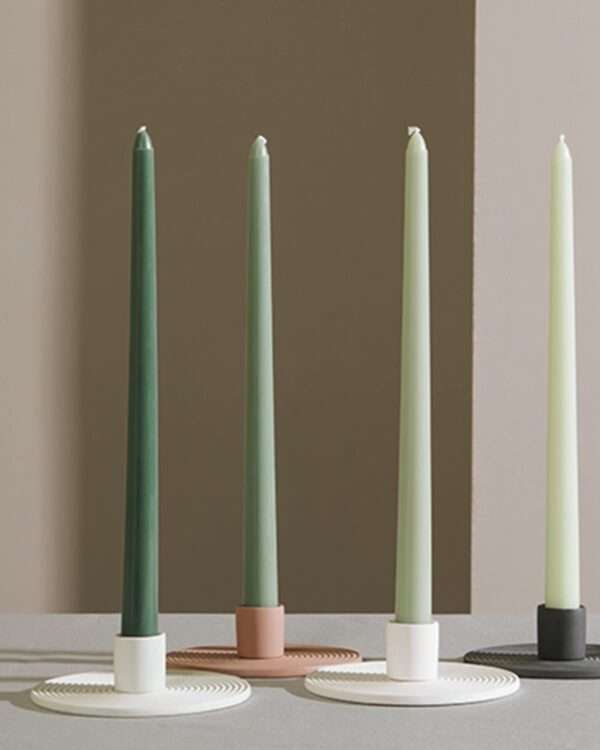 Basic taper candle natural soy candle Columns φυτικό κερί διακοσμητικά κολώνες
