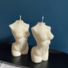 natural soy decorative candle female body φυτικό κερί διακοσμητικά γυναικείο σώμα