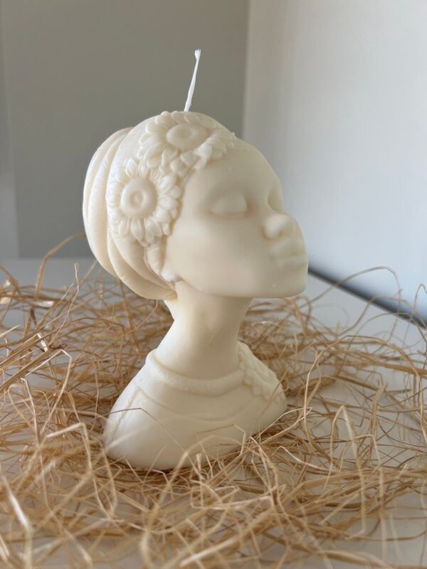 natural soy candle decorative Imany woman φυτικό κερί σόγια γυναίκα