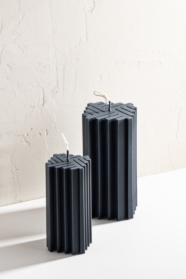 decorative natural soy decorative candle bricks φυτικό κερί σόγια