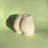 natural soy decorative candle Peachy butt φυτικό κερί σόγια πωπός