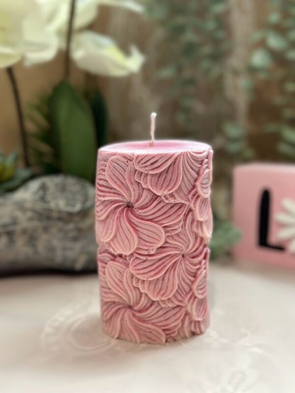 decorative natural soy decorative candle Spring blossom φυτικά κεριά διακοσμητικά