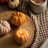 natural soy candle halloween Pumpkin φυτικό κερί διακοσμητικά κολοκύθες