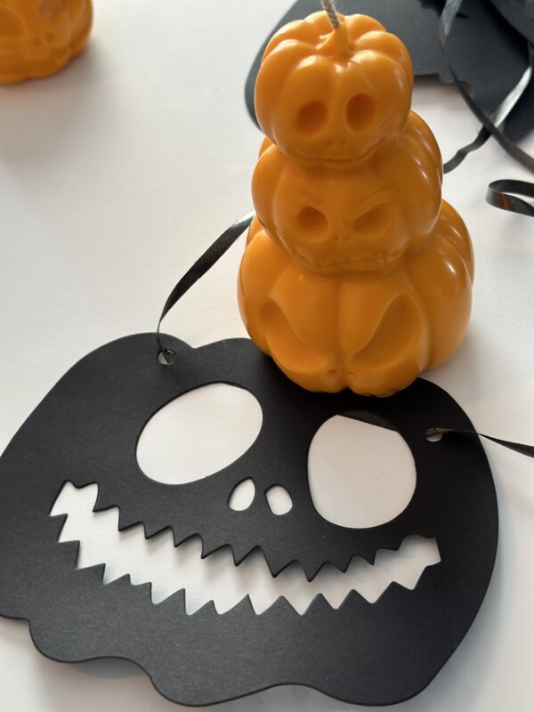 natural soy candle halloween Pumpkin Jack O’Lantern φυτικό κερί διακοσμητικά κολοκύθες