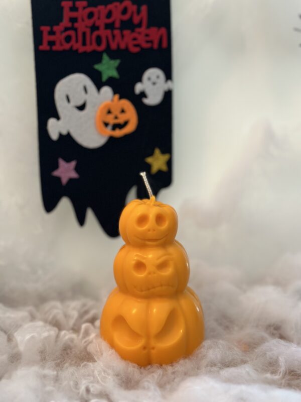 natural soy candle halloween Pumpkin Jack O’Lantern φυτικό κερί διακοσμητικά κολοκύθες