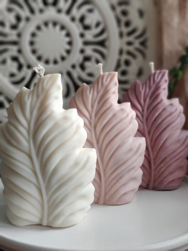 natural soy candle decorative coral φυτικό κερί σόγια διακοσμητικό κοράλλι