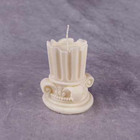 natural soy candle decorative greek column φυτικό κερί διακοσμητικά κολώνα στήλος