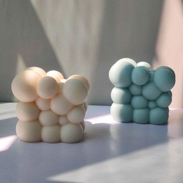 natural soy decorative candle cloud bubble φυτικό κερί διακοσμητικό σόγια