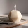 natural soy decorative candle Diamond φυτικό κερί διακοσμητικό σόγια