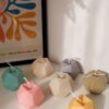 natural soy decorative candle Diamond φυτικό κερί διακοσμητικό σόγια
