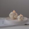 natural soy decorative candle knot φυτικό κερί διακοσμητικό σόγια