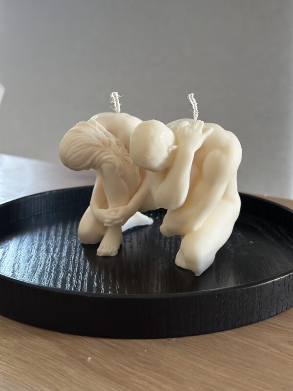 natural soy candle male female bodies couple φυτικό κερί διακοσμητικά ανδρικό γυναικείο σώμα άνδρας γυναίκα