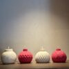 natural soy candle Christmas ornament jingle balls φυτικό κερί σόγια χριστούγεννα