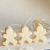 decorative natural soy candle gingerbread cookies φυτικά κεριά διακοσμητικά