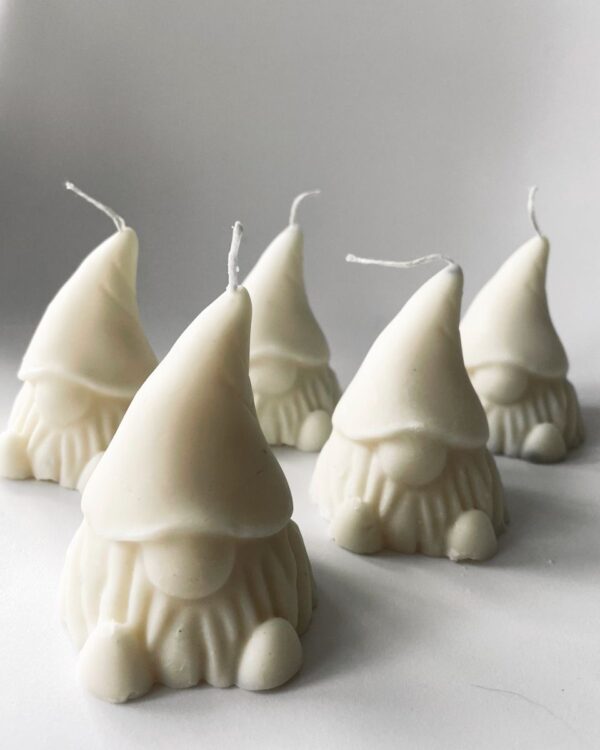 natural soy decorative candle Christmas santa little helper φυτικό κερί σόγια χριστούγεννα