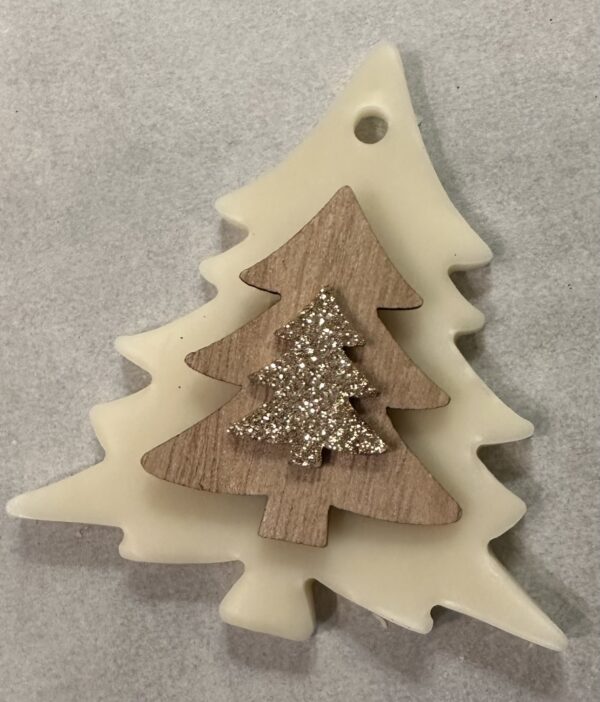 natural soy candle Christmas tree ornament φυτικό κερί σόγια χριστούγεννα