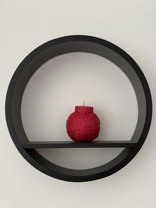 natural soy candle Christmas ornament jingle balls φυτικό κερί σόγια χριστούγεννα
