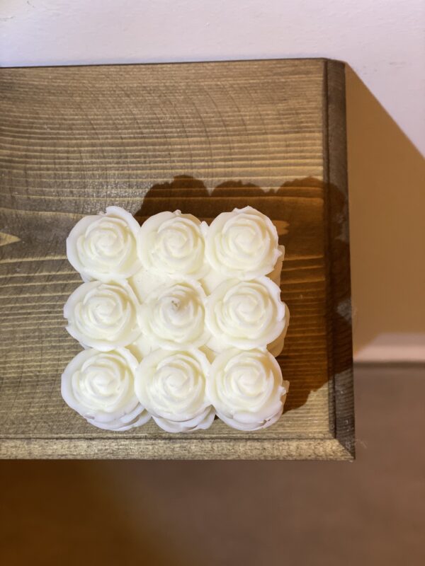 natural soy candle decorative Rose Petals φυτικό κερί σόγια λουλούδι ροδοπέταλα